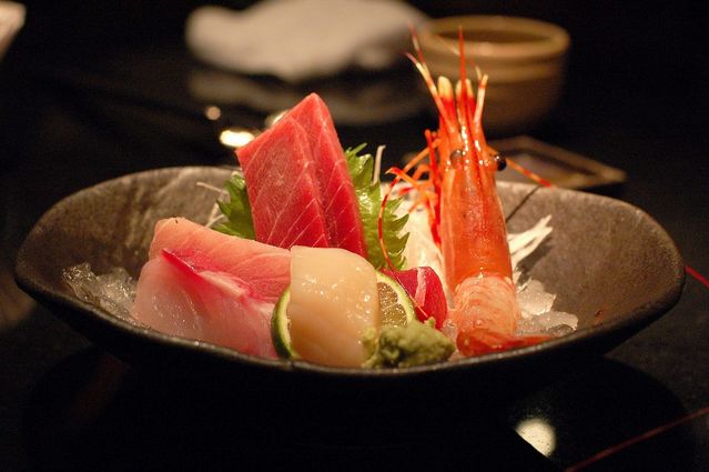 三井午餐套餐之刺身－生魚片