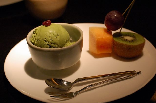 三井餐後甜點－抹茶冰淇淋