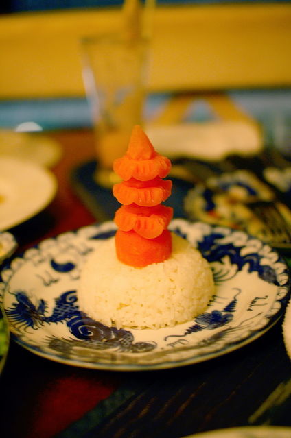 米飯蘿蔔塔