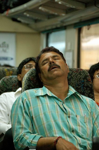 睡著的乘客