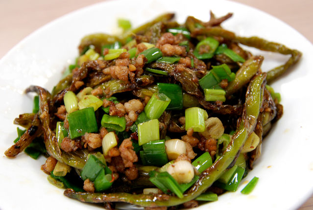 黔園川菜(康定路)－乾扁四季豆