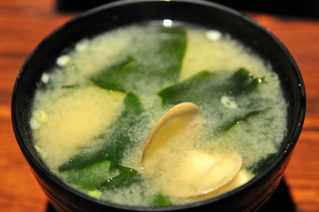一町壽司－套餐的味噌湯
