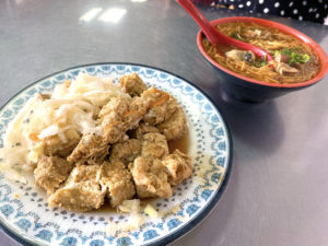阿基臭豆腐麵線